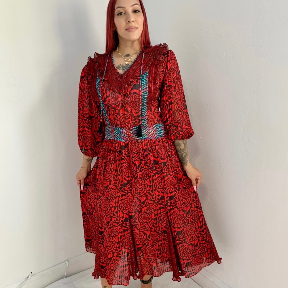 One of a kind Witchy Diane Freis Lachine Dress